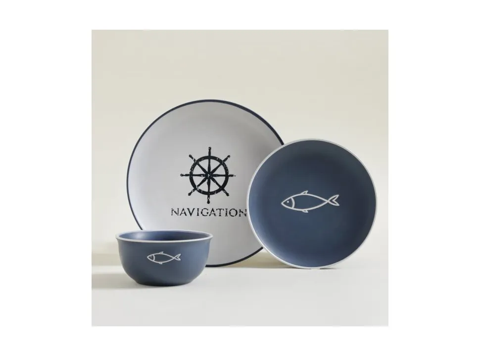 Plato De Ceramica Navigation 20 Cm