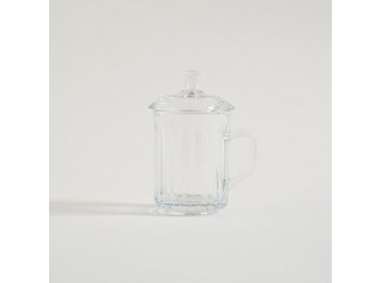 Mug De Vidrio Con Tapa Imperial 12,5 Cm