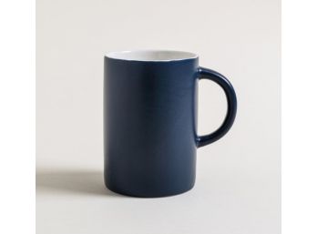 Mug De Cerámica Azul 8x11.3Cm